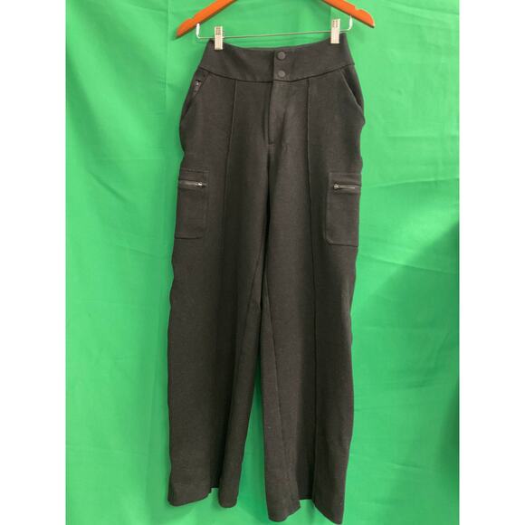 Athleta Women’s charcoal gray Venice Heathered Cargo pants size 2 - Picture 1 of 8
